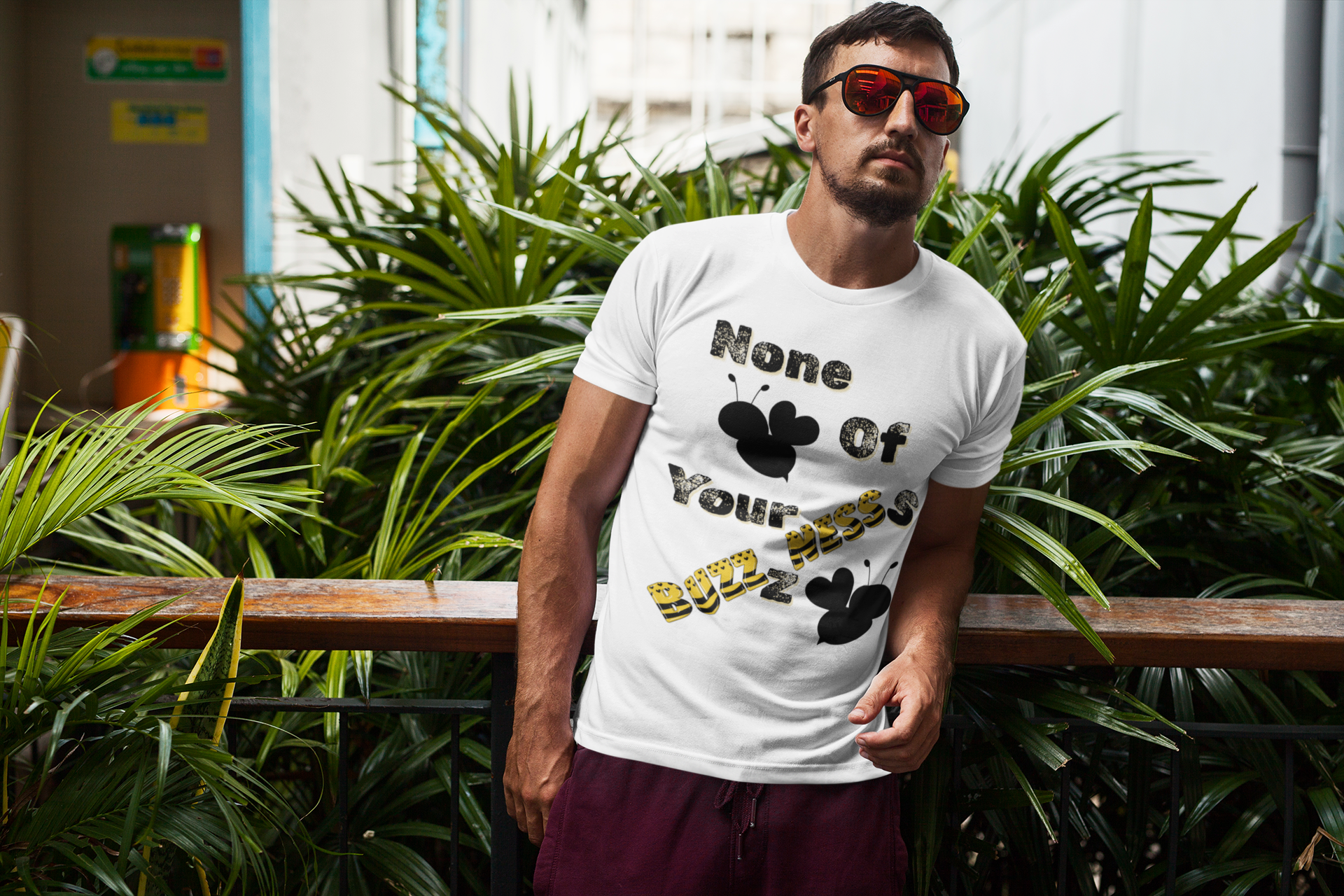 None Of Your Buzzness -Unisex Premium t-shirt